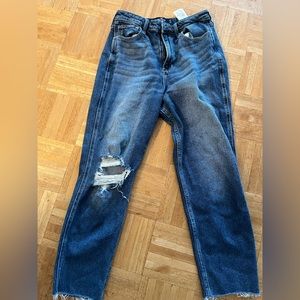 Blue Hollister mom jeans